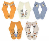 PEANUTS Ladies 5 Pair Of THANKSGIVING CAPRI Socks SNOOPY & WOODSTOCK (CHOOSE STYLE)