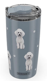 Dog & Cat Stainless Steel Ultimate 20 Oz. Hot & Cold Travel Mug Tumbler By E&S Pets (Choose From 40+ BREEDS) - Novelty Socks And Slippers
