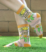 GROOVY THINGS Brand Ladies MAKE TODAY YOUR BITCH Socks - Novelty Socks And Slippers