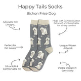 BICHON FRISE Dog Adult Unisex Socks By E&S Pets Choose Style