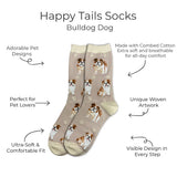 BULLDOG Adult Unisex Socks By E&S Pets Choose Style