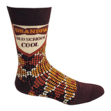 GRANDPA OLD SCHOOL COOL Men’s Socks FABDAZ Brand