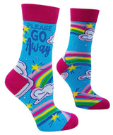 PLEASE GO AWAY Ladies Socks Fabdaz Brand - Novelty Socks And Slippers