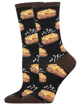 I’M BAKED Ladies LOADED BAKED POTATO Socks SOCKSMITH Brand