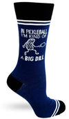 HEY NOW Brand By Fabdaz Unisex Socks IN PICKLEBALL I’M KIND OF A BIG DILL - Novelty Socks And Slippers