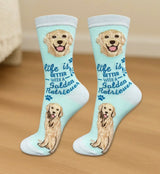 GOLDEN RETRIEVER Dog Adult Unisex Socks By E&S Pets Choose Style