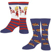 STREET FIGHTER UNISEX 2 PAIR OF SOCKS ODD SOX BRAND