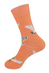 BARN OWL Adult Unisex Socks FUNATIC Brand Barn Owls All Over - Novelty Socks And Slippers