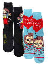 CHUCKY The Movie Men’s 2 Pair Of Socks ‘SORRY JACK.. CHUCKY’S BACK’ - Novelty Socks And Slippers