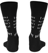 WHAT’D YOU SAY? Sox Brand Unisex ‘I CHECKED MY RECEIPT & I DIDN’T BUY ANY OF YOUR BULLSHIT’ Socks - Novelty Socks for Less