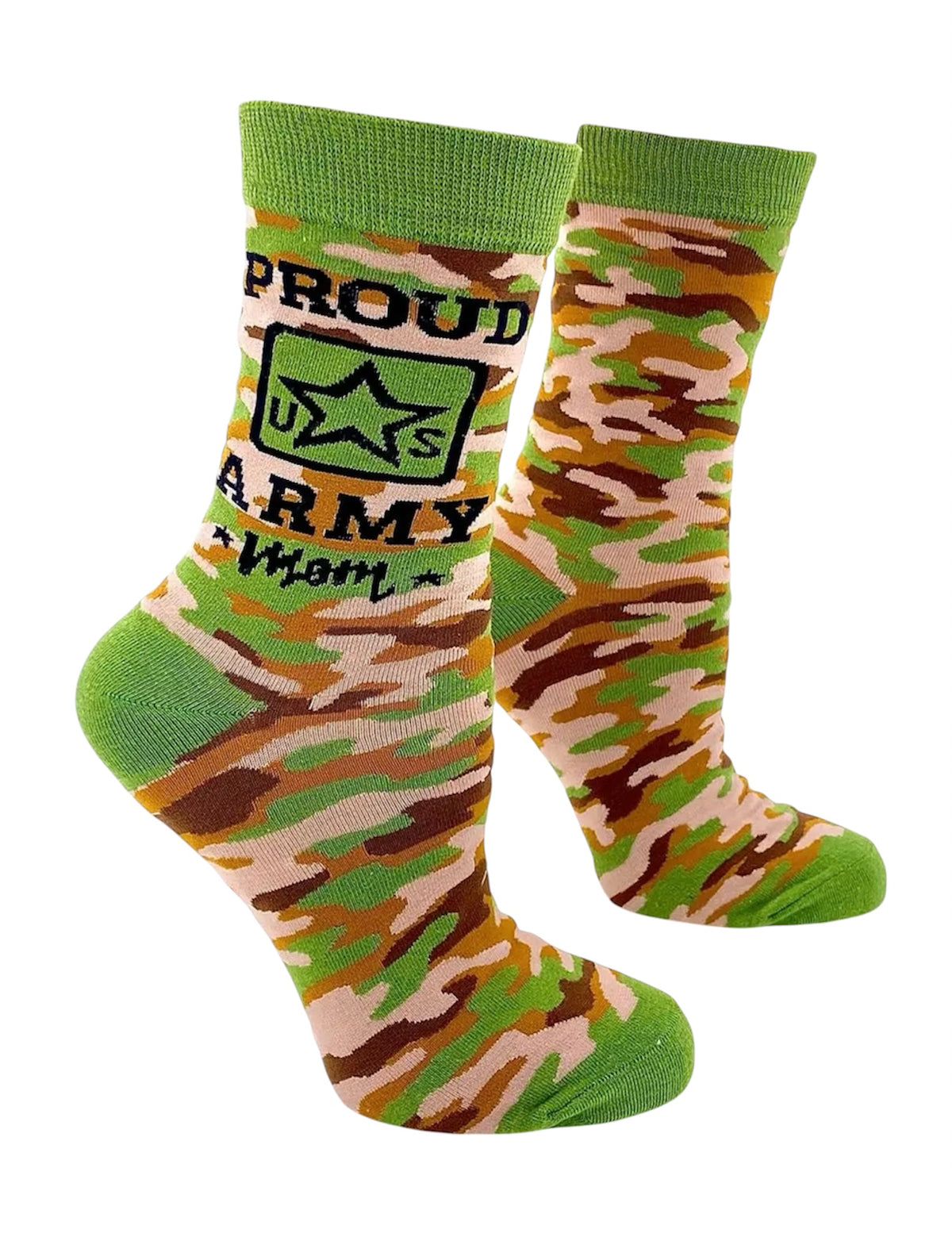 PROUD U.S. ARMY MOM Ladies Socks FABDAZ Brand - Novelty Socks And Slippers