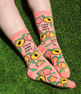 GROOVY THINGS Brand Ladies THICK AND JUICY Socks - Novelty Socks And Slippers