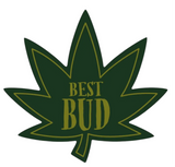 FUNATIC Brand MARIJUANA Vinyl Sticker ‘BEST BUD’ - Novelty Socks And Slippers