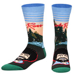 BOB ROSS Men’s Socks ODD SOX Brand ‘BOB ROSS SUNSET’ - Novelty Socks And Slippers