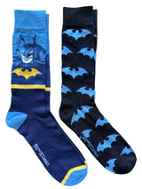 DC COMICS BATMAN Men’s 2 Pair Of Socks - Novelty Socks And Slippers