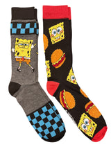 SPONGEBOB SQUAREPANTS Men’s 2 Pair Of Socks KRABBY PATTIES