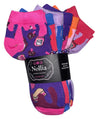 NOLLIA Brand Ladies 6 Pair Of Peanut Butter & Jelly Low Cut Socks - Novelty Socks And Slippers