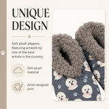 WESTIE Dog Ladies Non-Slip Slippers COMFIES BRAND By E&S Pets