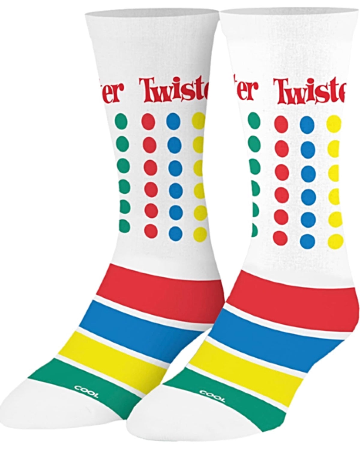HASBRO GAME OF TWISTER Unisex Socks (CHOOSE SIZE) COOL SOCKS Brand - Novelty Socks for Less