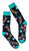 SCOOBY-DOO Men’s Christmas Socks With Peppermint Candy - Novelty Socks And Slippers
