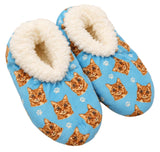 ORANGE TABBY CAT Ladies Non-Slip Slippers COMFIES BRAND By E&S Pets