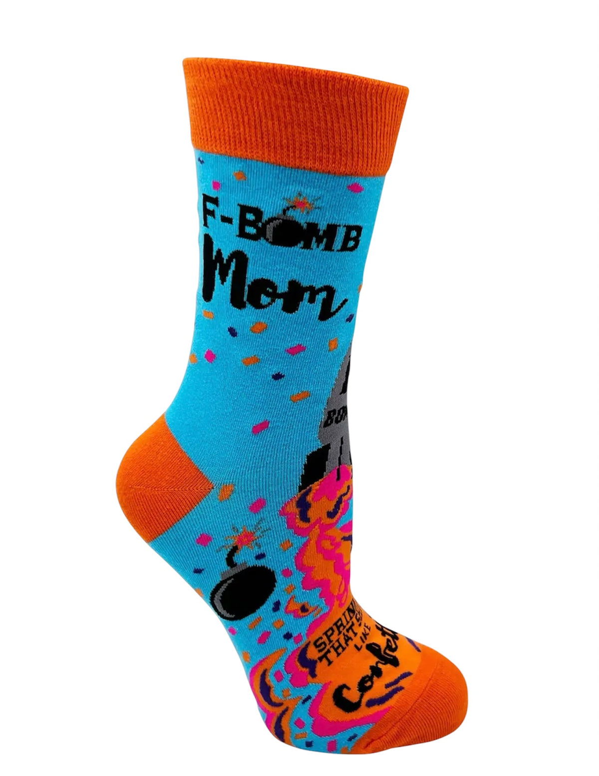 F-BOMB MOM SPRINKLE THAT SHIT LIKE CONFETTI Ladies Socks Fabdaz Brand