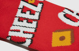CHEEZ IT Crackers Men's Socks ‘Keep It Cheezy’ - Novelty Socks And Slippers