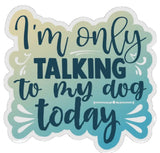 DOG & CAT Vinyl Stickers By E&S Pets (Choose Style) - Novelty Socks And Slippers