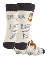 OOOH YEAH Brand Men’s DOG Socks ‘WANNA BONE?’ - Novelty Socks And Slippers
