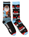 LOONEY TUNES Men’s TUNE SQUAD 2 Pair Of TASMANIAN DEVIL Socks