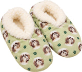 TAN SHIH TZU Dog Ladies Non-Slip Slippers COMFIES BRAND By E&S Pets