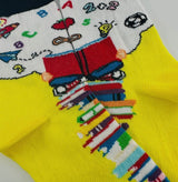 POWER OF BOOKS Unisex Kids Socks Age 5-7 SOCK PANDA Brand - Novelty Socks And Slippers