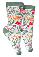GROOVY THINGS CO Brand Ladies MY INNER CHILD IS A MEAN LITTLE FUCKER Socks - Novelty Socks And Slippers