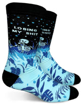 GROOVY THINGS Brand Men’s LOSING MY SHIT Socks - Novelty Socks And Slippers
