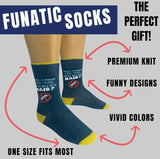 WITH A BODY LIKE THIS WHO NEEDS HAIR Adult Unisex Socks FUNATIC Brand - Novelty Socks And Slippers