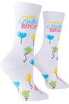 COOL SOCKS BRAND Ladies BIRTHDAY Socks 'IT’S MY BIRTHDAY BITCH’ - Novelty Socks for Less