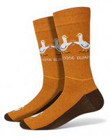 GOOSE BUMPS Men’s Socks Sock Harbor Brand Geese Fist Bumping - Novelty Socks And Slippers