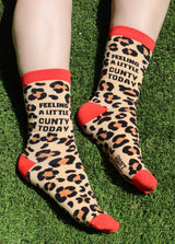 FEELING A LITTLE CUNTY TODAY Ladies Socks GROOVY THINGS Brand - Novelty Socks And Slippers