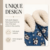 SIBERIAN HUSKY Dog Ladies Non-Slip Slippers COMFIES BRAND By E&S Pets
