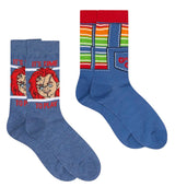 CHUCKY The Movie Men’s 2 Pair Of Socks ‘IT’S TIME TO PLAY’