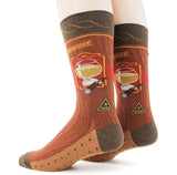 BOURBON & CIGARS Men's Socks FOOT TRAFFIC