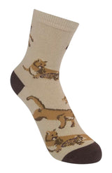 COUGAR MOUNTAIN LION Unisex Kids Socks FUNATIC Brand - Novelty Socks And Slippers