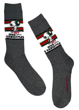 PEANUTS Men’s SNOOPY CHRISTMAS ‘DO NOT OPEN TIL CHRISTMAS’ - Novelty Socks And Slippers