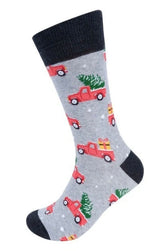 CHRISTMAS Men's Crew Socks PARQUET Brand (CHOOSE FROM 17 STYLES)