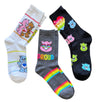 CARE BEARS Ladies 3 Pair Of PRIDE Socks ‘PROUD’ - Novelty Socks And Slippers
