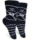 LOCK THE FUCK IN Ladies Socks GROOVY THINGS Brand - Novelty Socks And Slippers