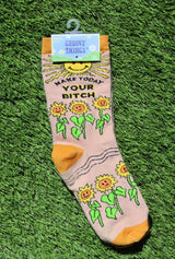 GROOVY THINGS Brand Ladies MAKE TODAY YOUR BITCH Socks - Novelty Socks And Slippers