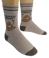 I POOPED TODAY Adult Unisex Socks FUNATIC Brand - Novelty Socks And Slippers