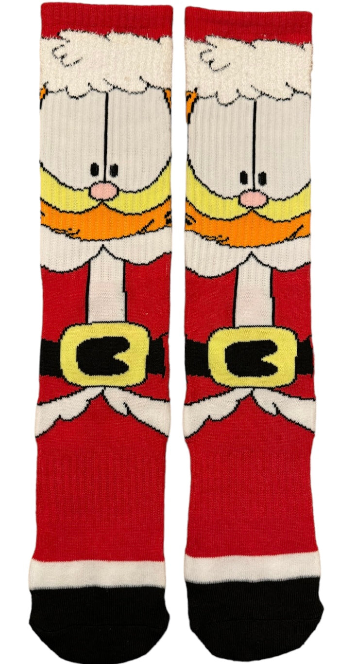 GARFIELD CAT Men’s Christmas Socks GARFIELD AS SANTA - Novelty Socks And Slippers