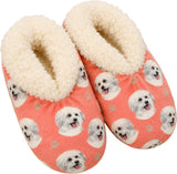 MALTESE Dog Ladies Non-Slip Slippers COMFIES BRAND By E&S Pets
